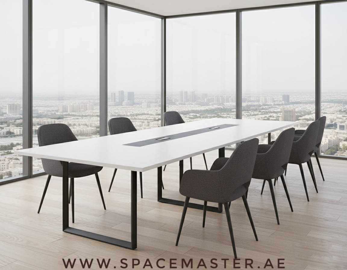 Rectangular Meeting Table 320x120cm | Pyramid Leg | 10 Seater | Brand New