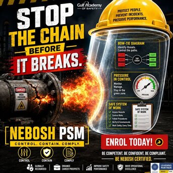 NEBOSH Process Safety | Gulf Academy Safety
