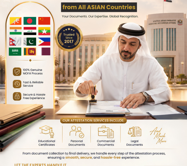 Looking for MOFA Attestation Services in Sharjah?
