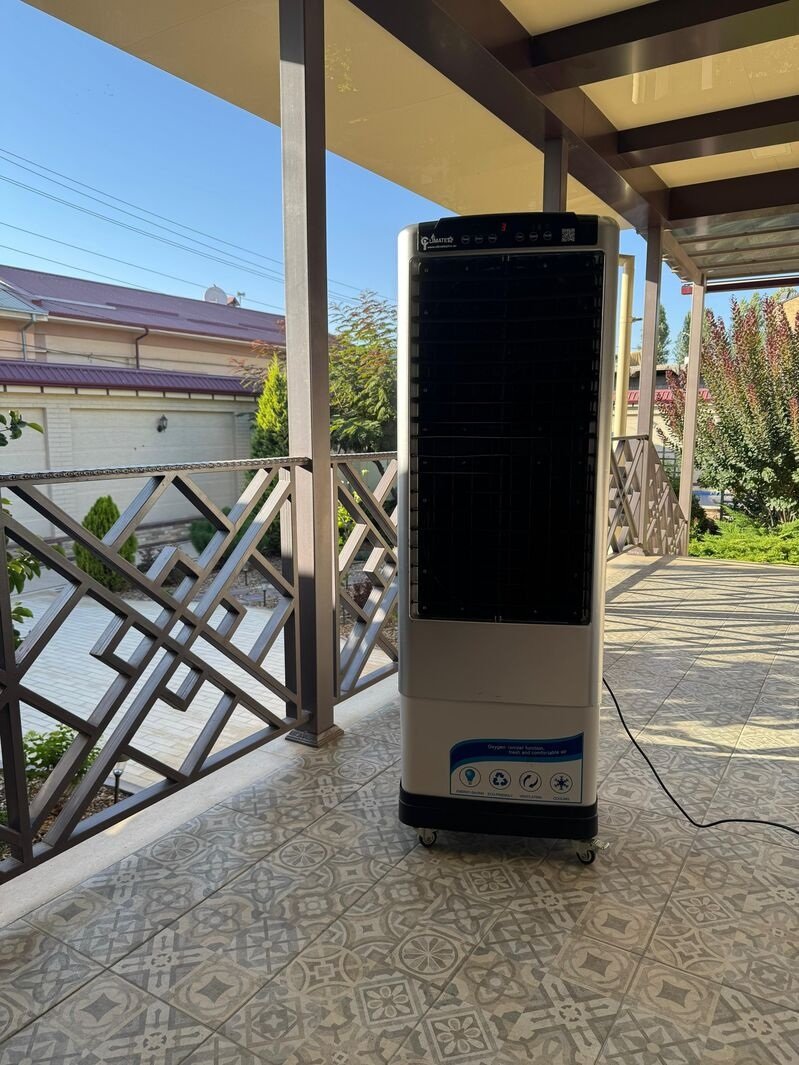 Slim Line Evaporative Air Cooler Portable Outdoor Air Cooler