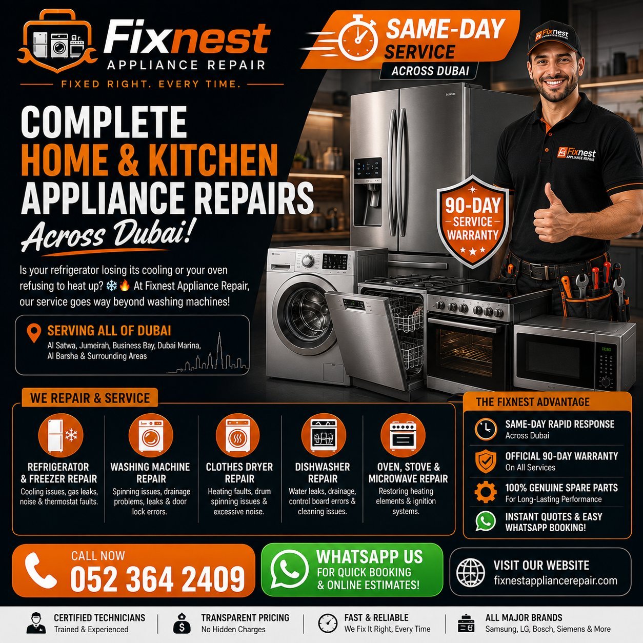 Home & Kitchen Appliance Repairs Across Dubai photo 1