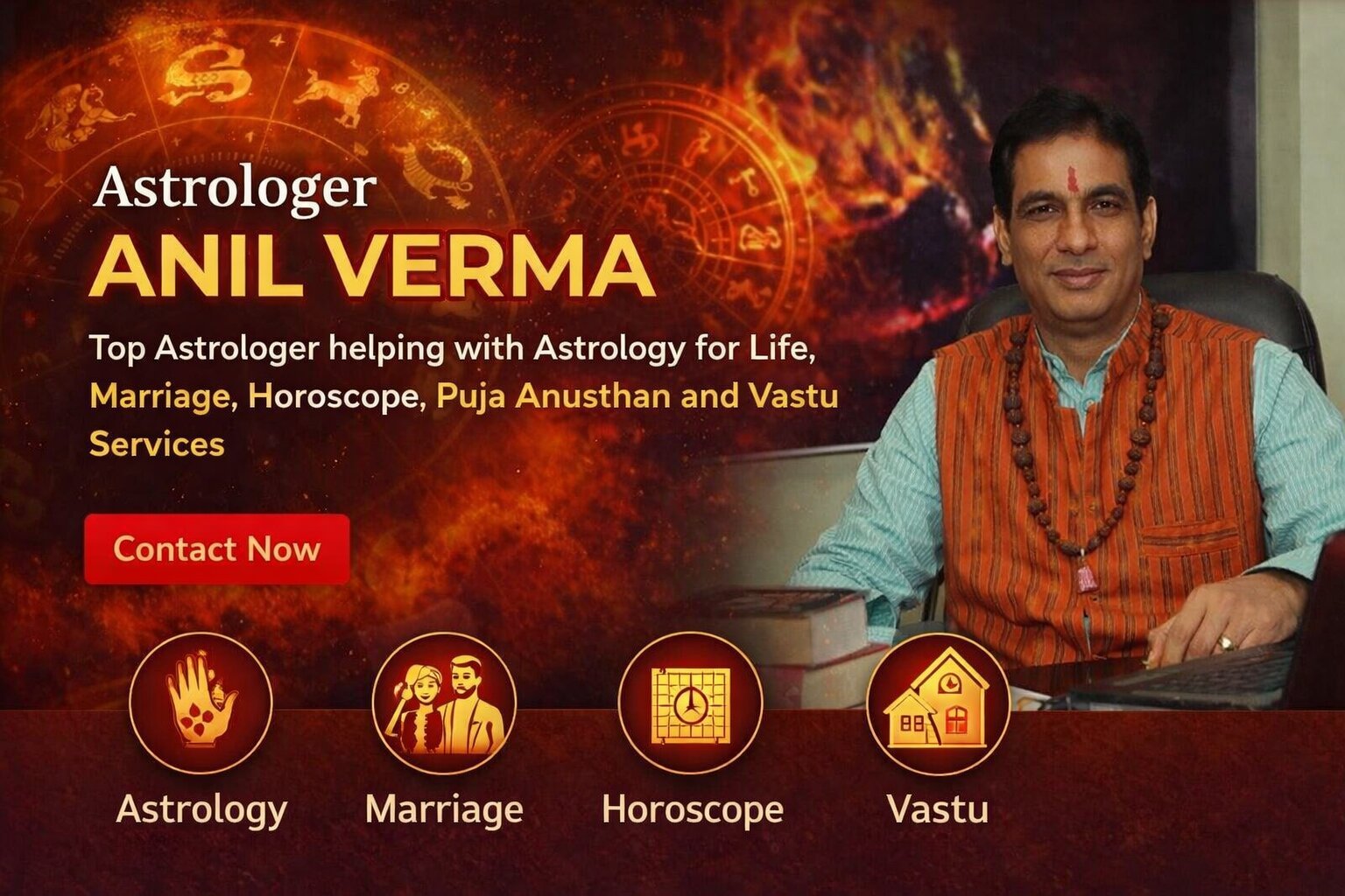 Astrologer in Delhi | Acharya Anil Verma photo 1