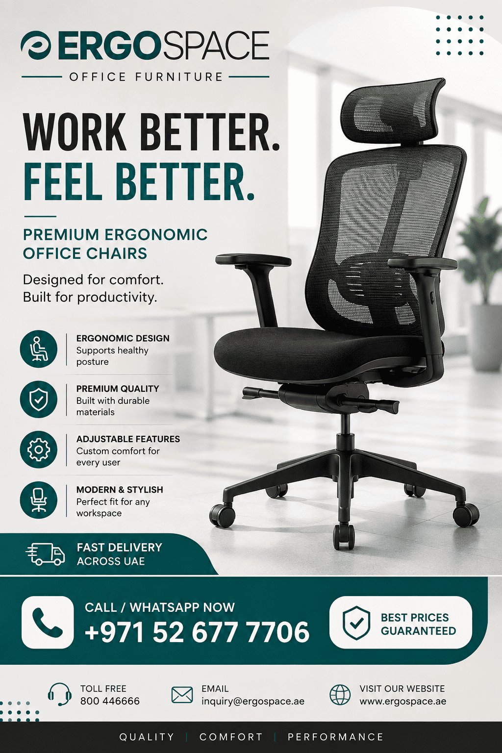 Buy Ergonomic Office Seating in Dubai photo 1