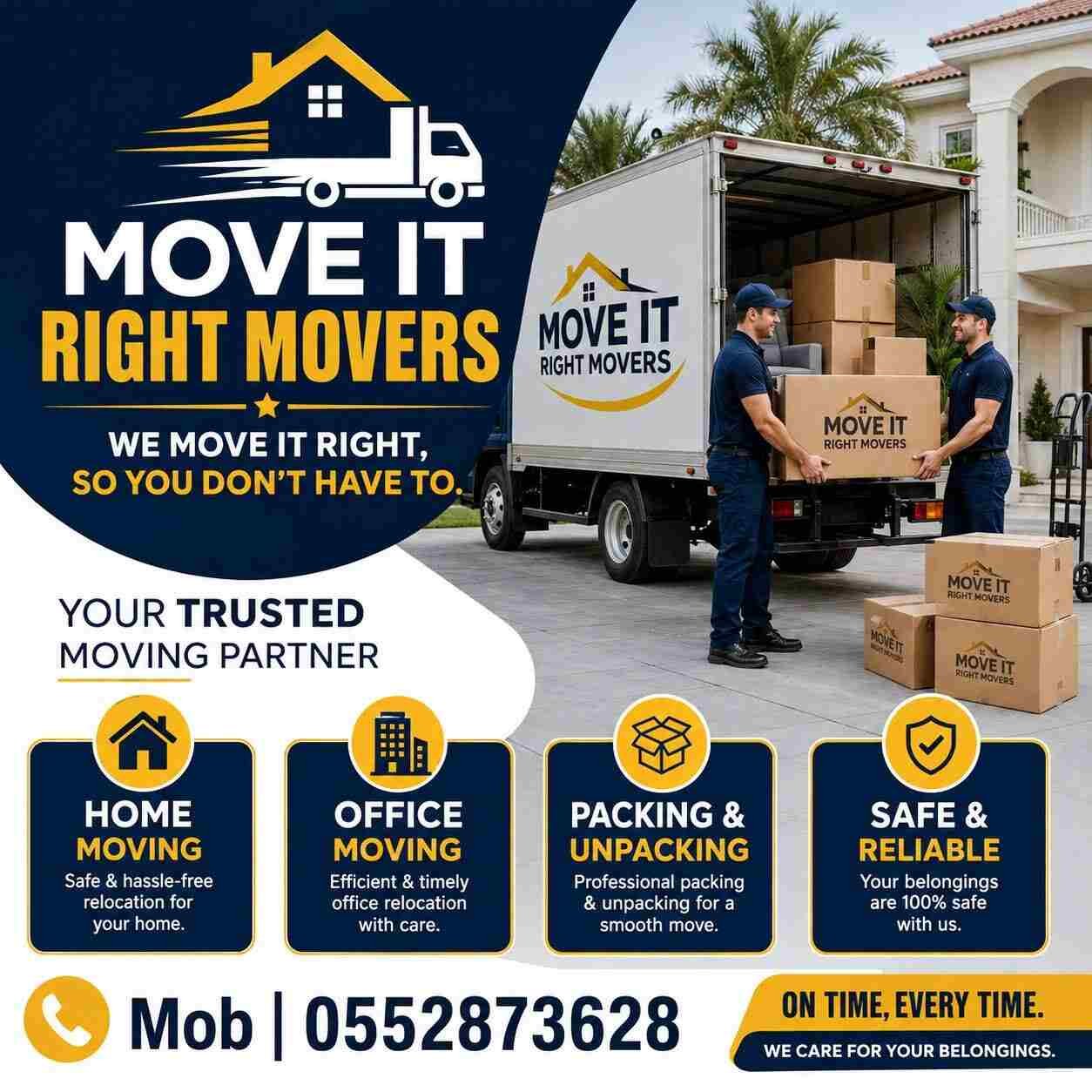 Move It Right Movers UAE - Professional Moving & Packing Service* photo 1