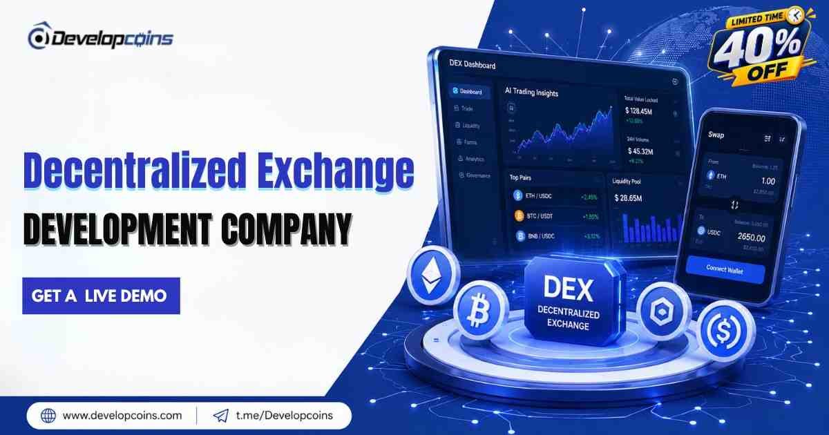 Build AI Powered DeFi Platforms with a Decentralized Exchange Development Company photo 1