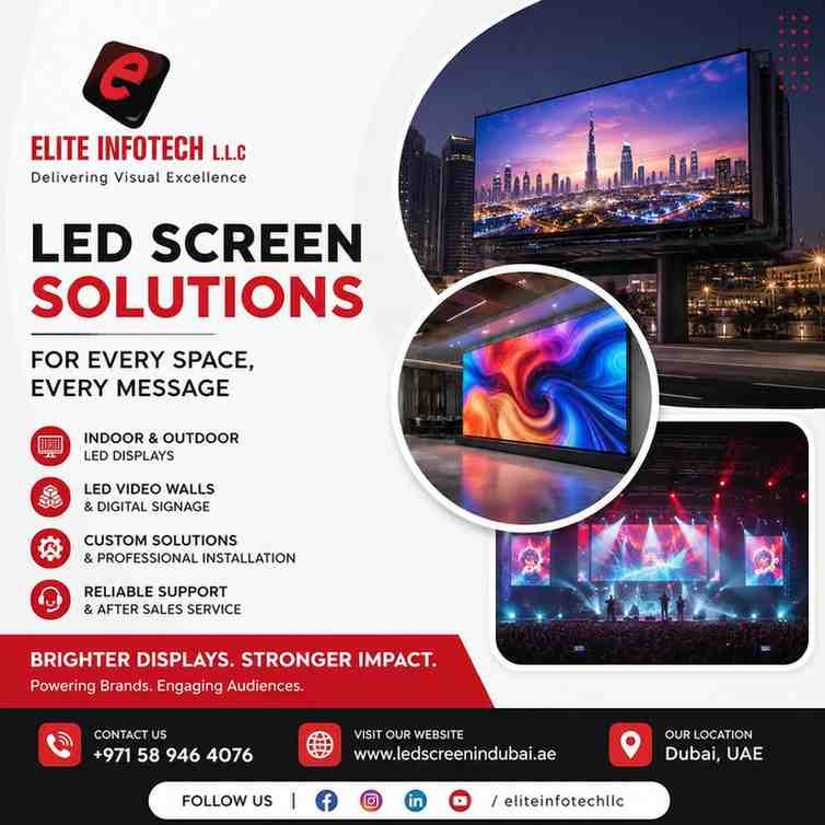 LED Screen Distributor UAE – Quality LED Solutions photo 1