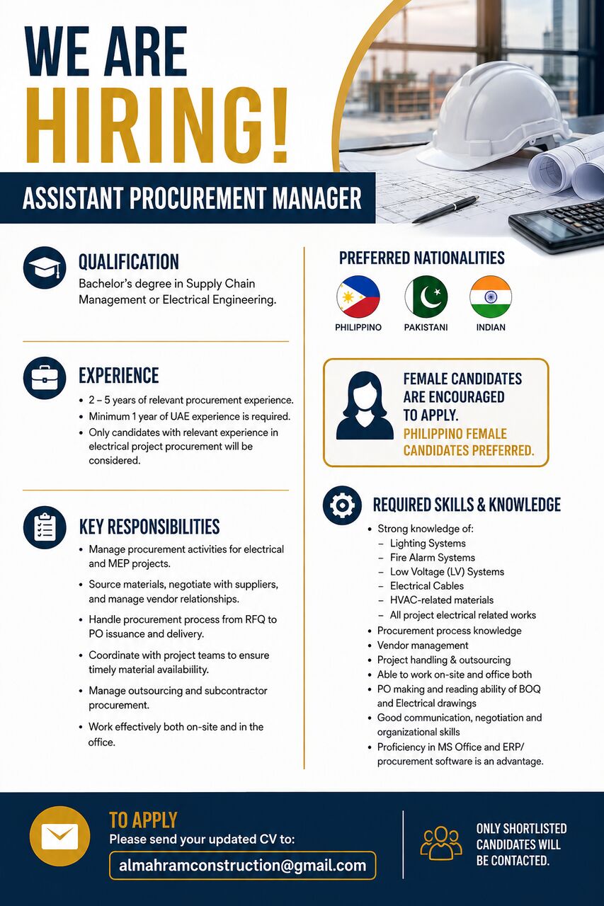 Assistant Procurement photo 1