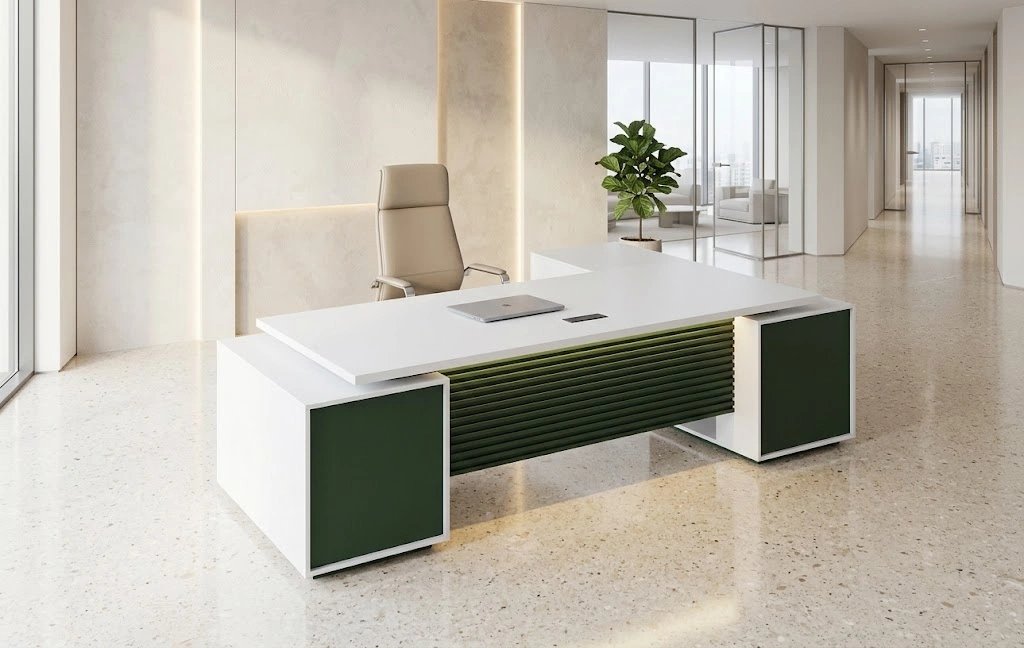 CUSTOM EXECUTIVE DESKS — Manufactured in the UAE |  Delivery & Install all over UAE