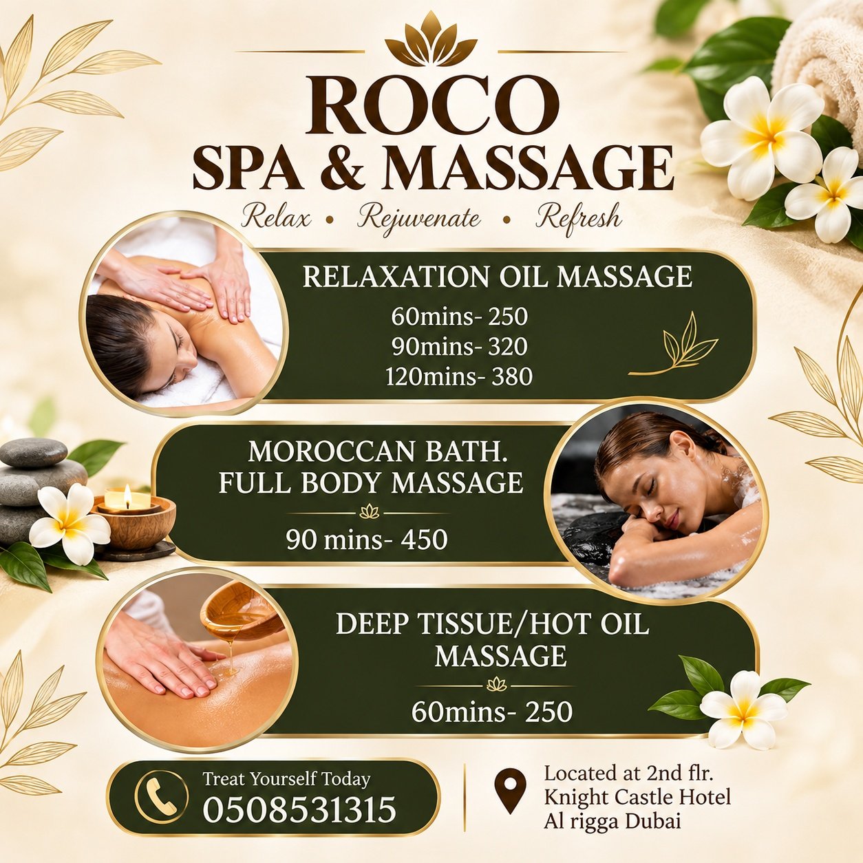 Monday Vibes! Spa day at Roco Spa&Massage