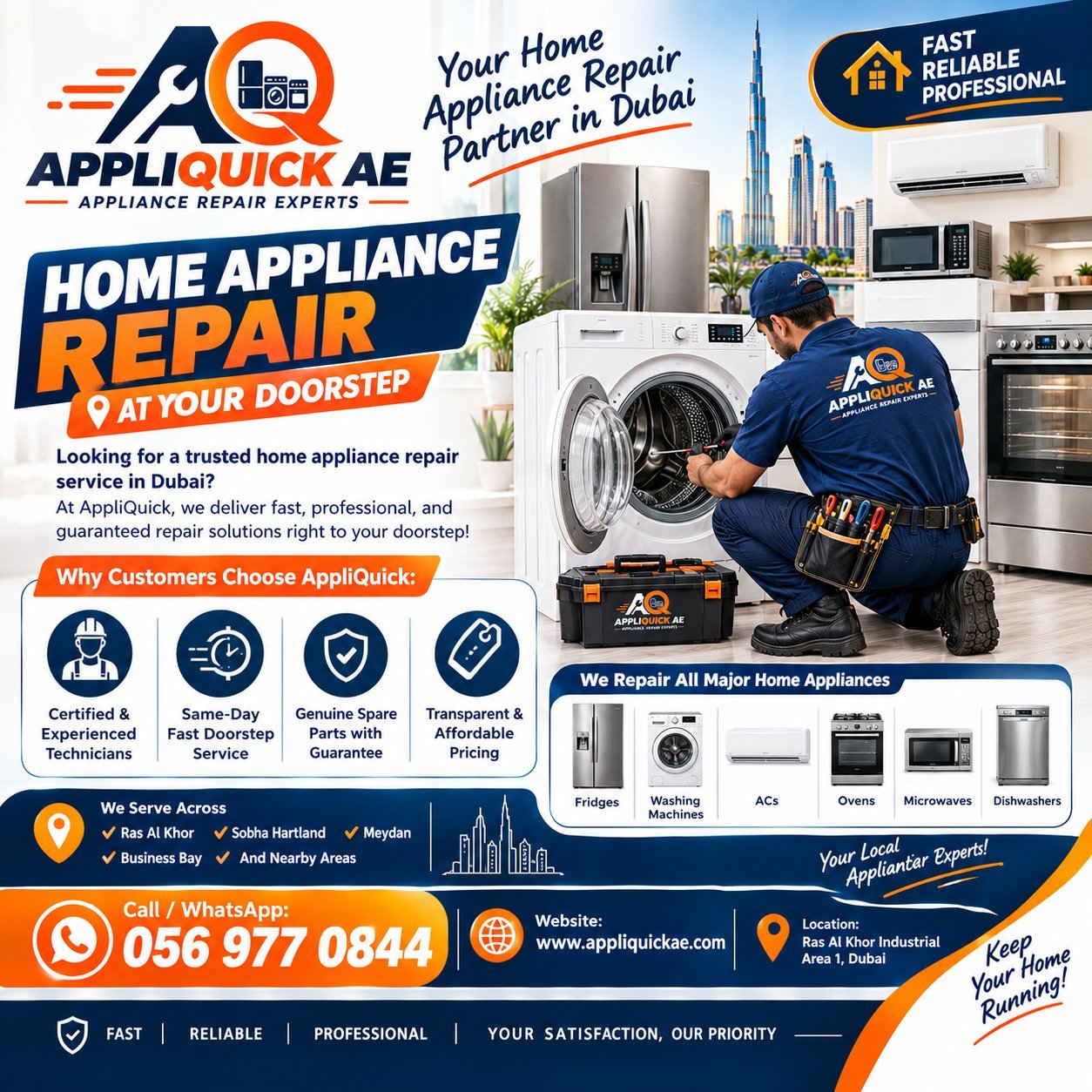 Same day Appliance repair Services By Appli Quick AE photo 1