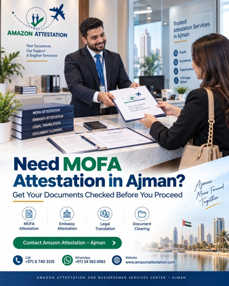 MOFA Attestation in Ajman