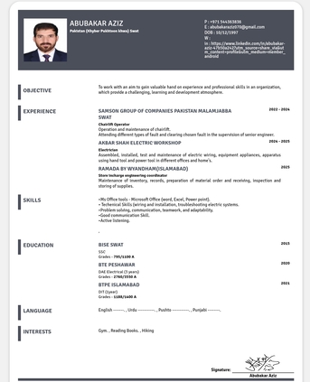 Diploma Of Associate Engineer(Electrical Technician And Store Incharge Coordinator)
