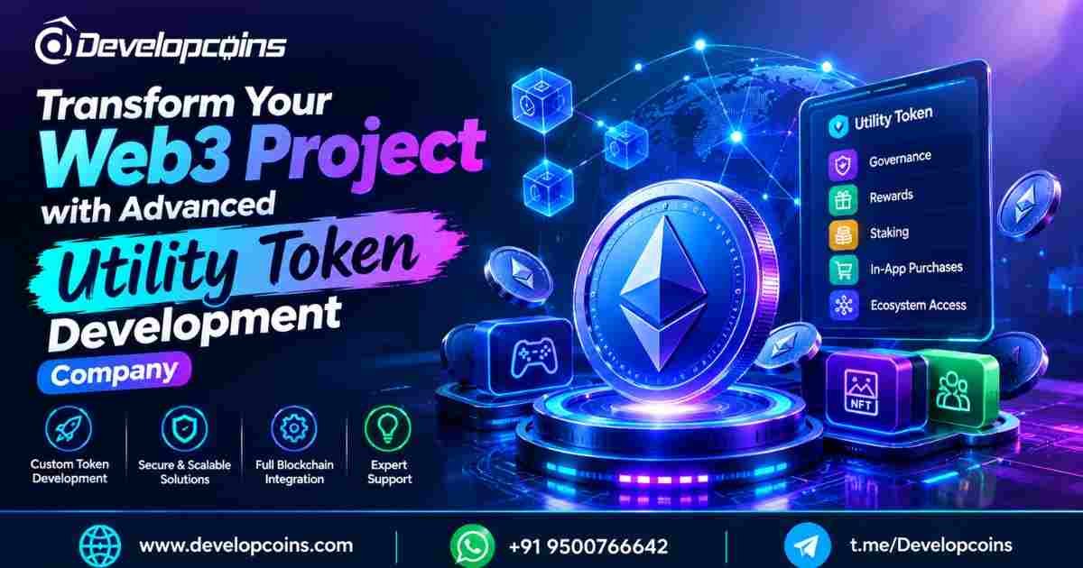 Transform Your Web3 Project with Advanced Utility Token Development photo 1