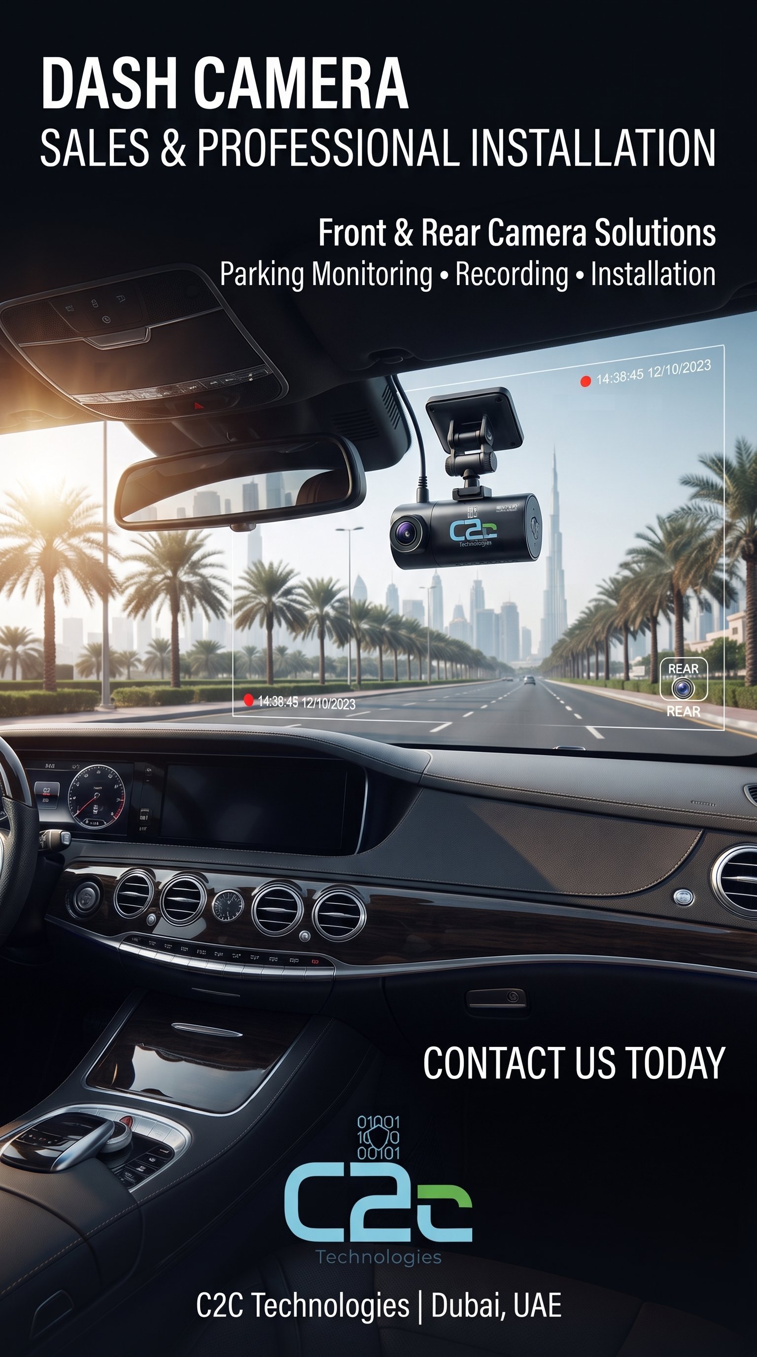 Professional Dash Camera Sales & Installation in Dubai