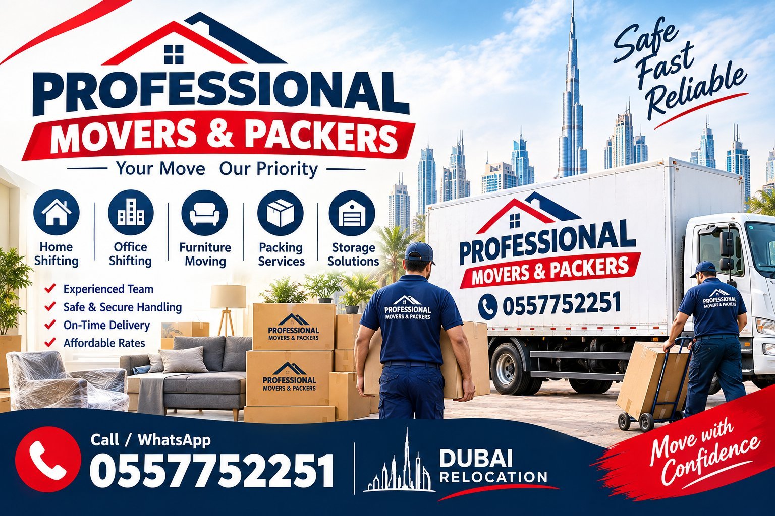 Professional movers packers