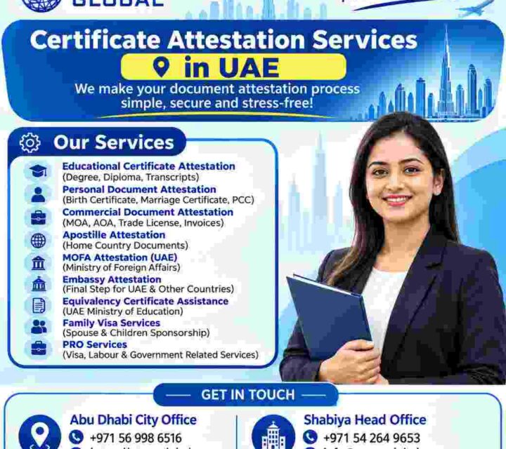 Best Certificate Attestation Services in UAE
