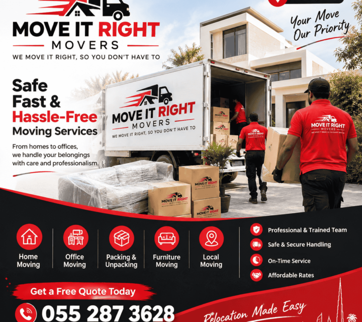 Move It Right Movers UAE – Professional Moving & Packing Service
