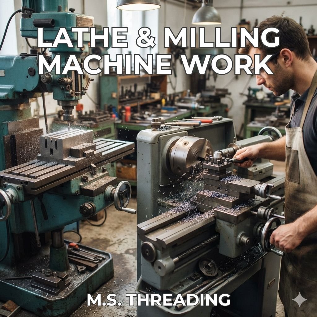 Lathe & Milling Machine Work – Brass Threading photo 1