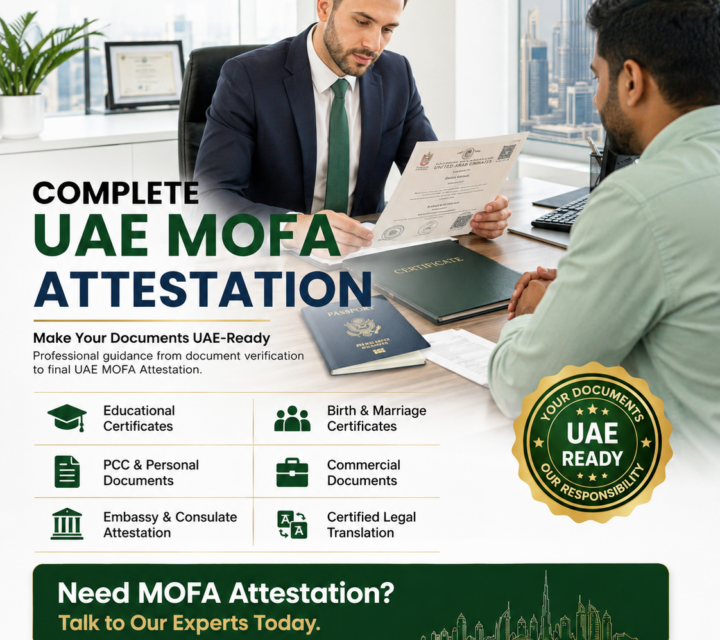 Complete UAE MOFA Attestation Services – Make Your Documents UAE-Ready