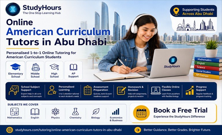 Online American Curriculum Tutoring Abu Dhabi
