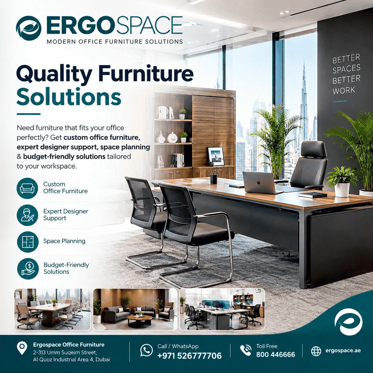 Quality Furniture Solutions for Modern Workspaces