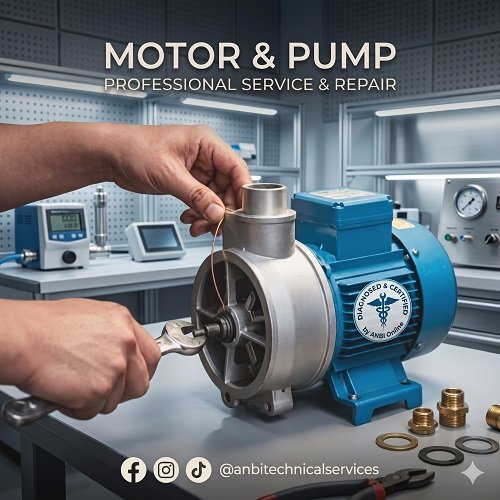 Three Phase Motor Winding - Motor Repairing