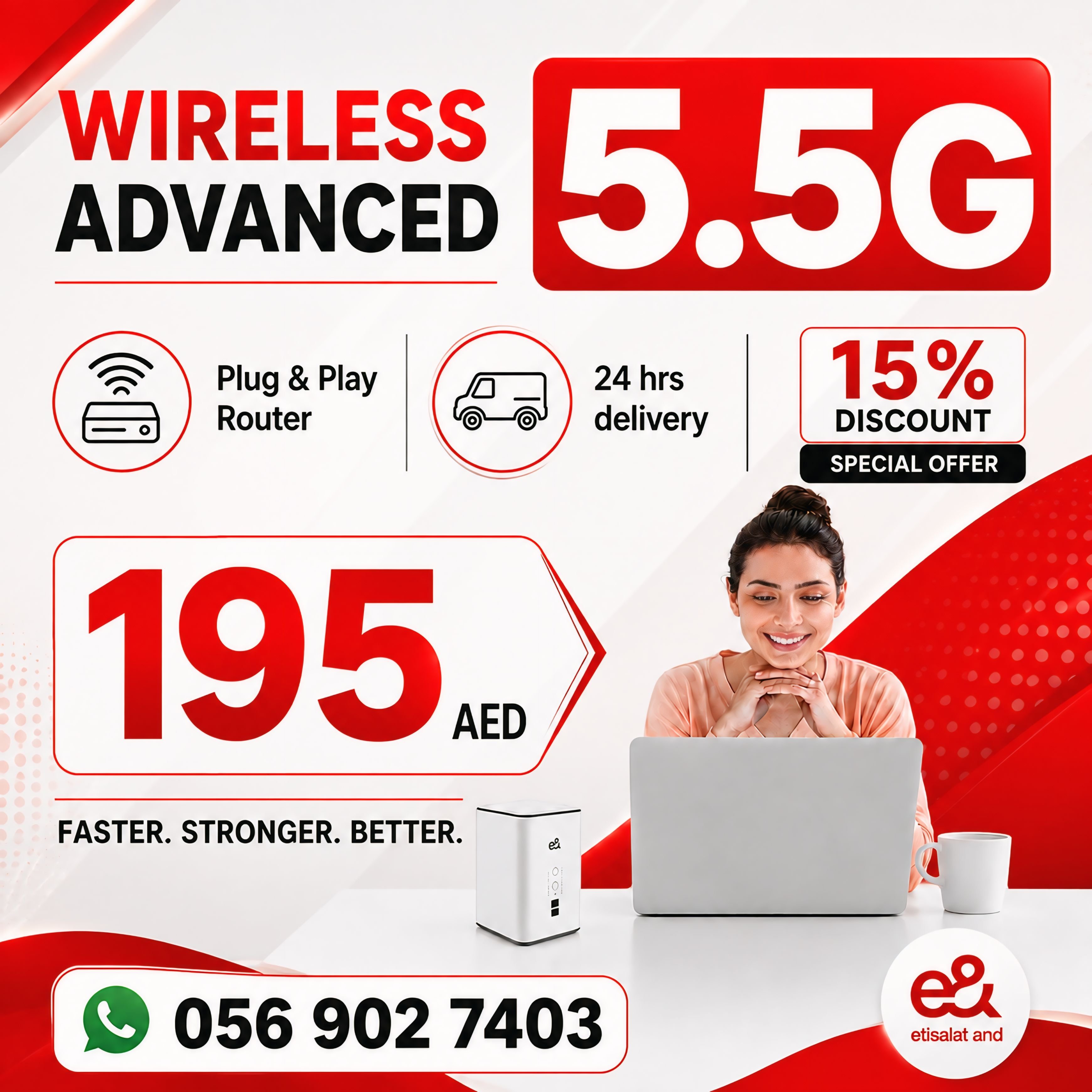 5.5G Etisalat Home WiFi Connection