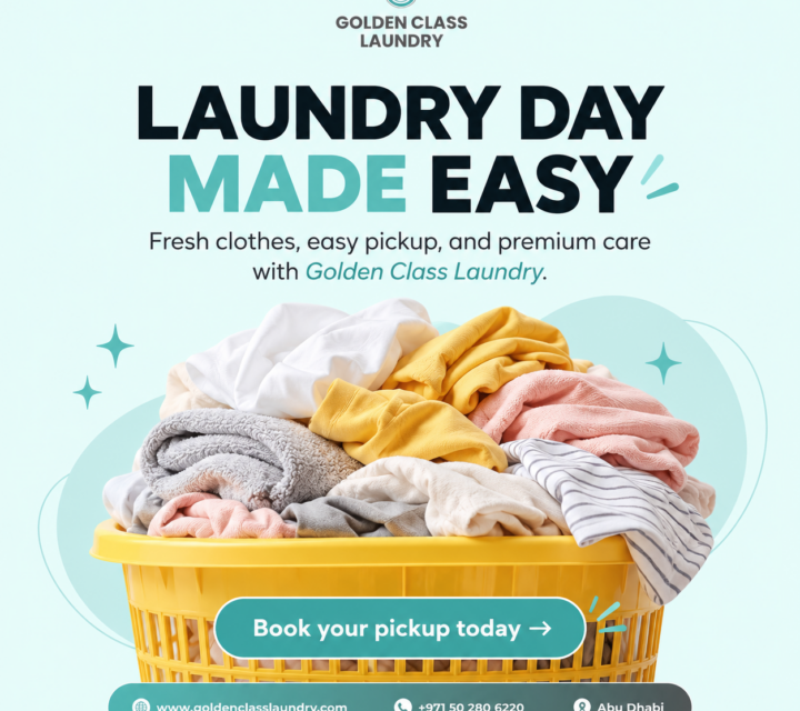 Need Laundry Pickup & Delivery in Abu Dhabi? We’ll Come to You