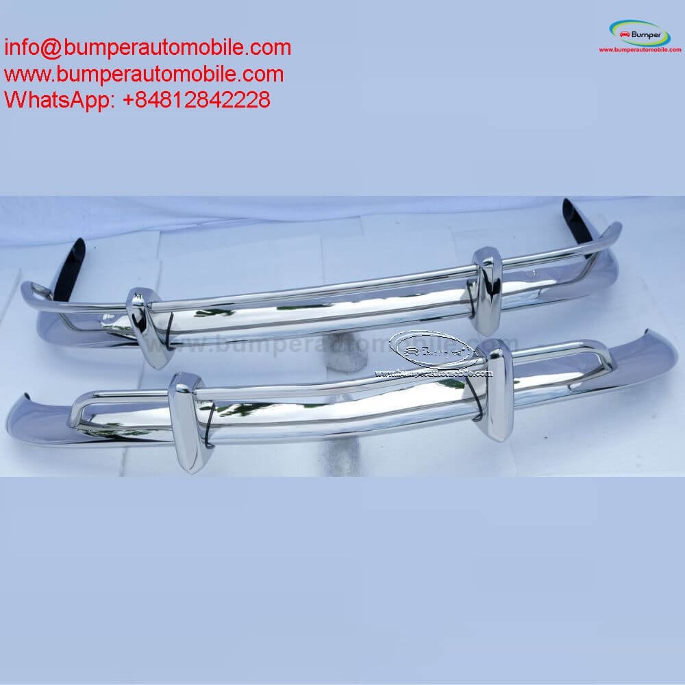 Volkswagen Karmann Ghia US type bumper (1955 – 1971) by stainless steel photo 3