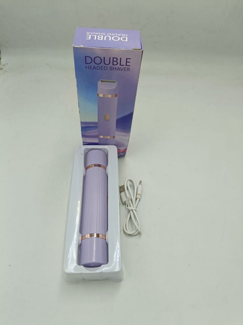 Double Head Electric Shaver  Features: Wet & Dry Dual Use: Enjoy flexibility with both wet and dry shaving options 🧴💧 IPX7 Waterproof: Fully washable and waterproof for easy cleaning under water 💦