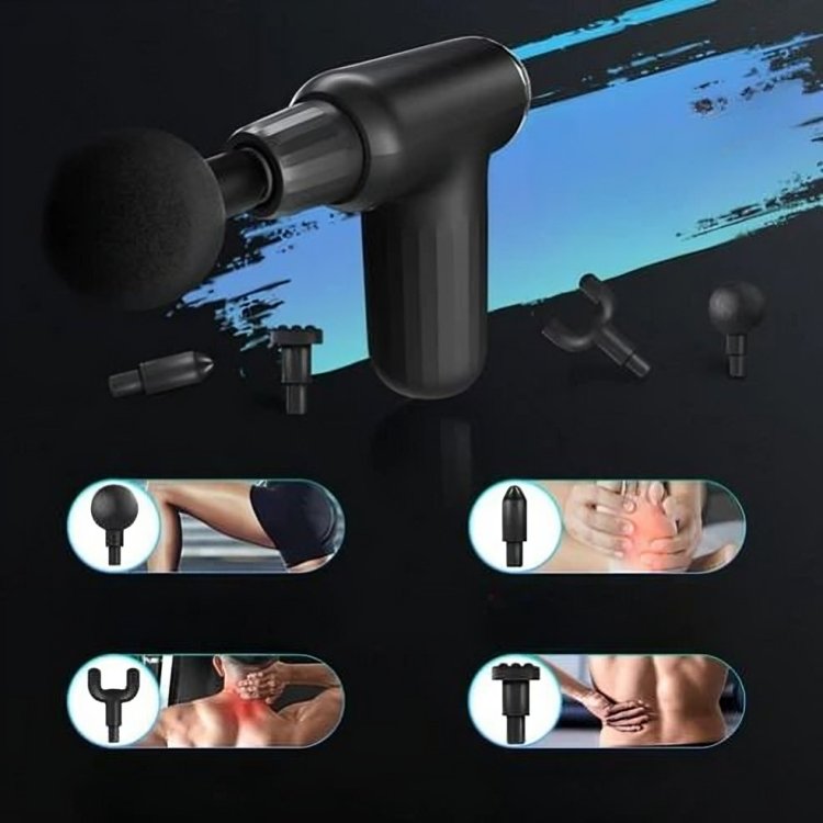 Muscle Massage Gun with 4 Heads FH-820 photo 2