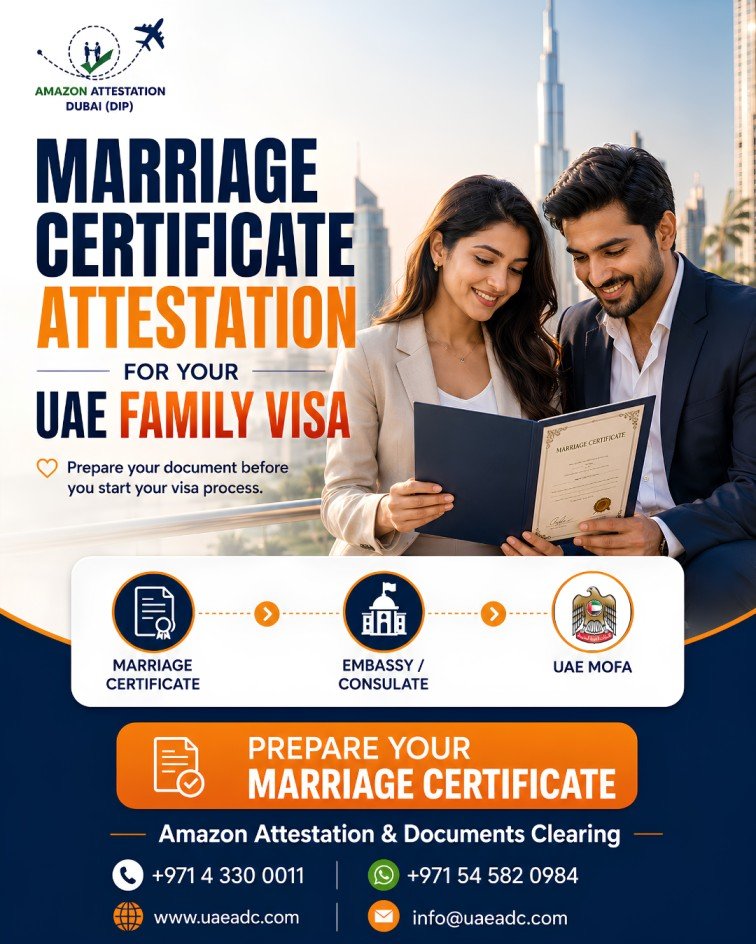 Get Your Marriage Certificate Attested in Dubai