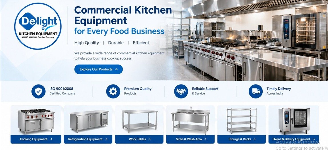 Commercial Kitchen Equipment Manufacturers in Delhi photo 1