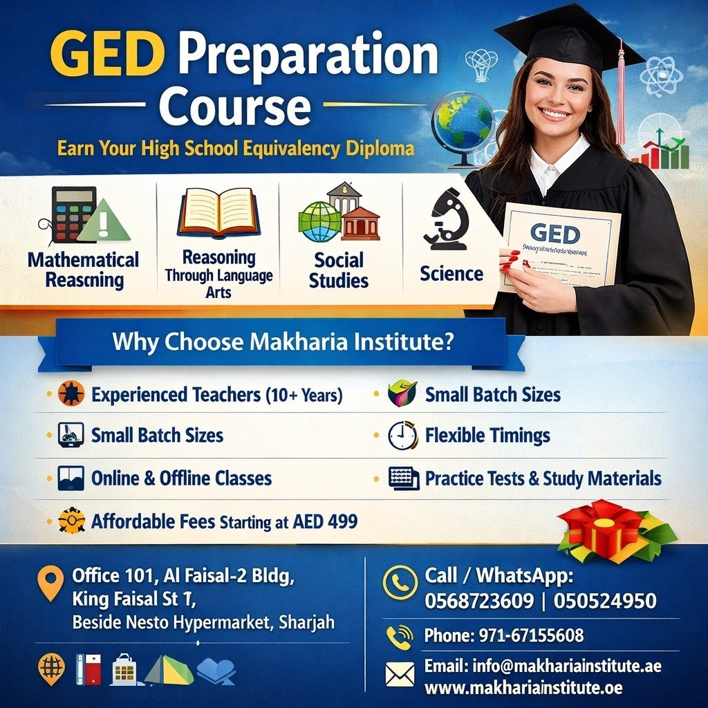 GED Training Institute in Sharjah – Complete GED Exam Preparation photo 2