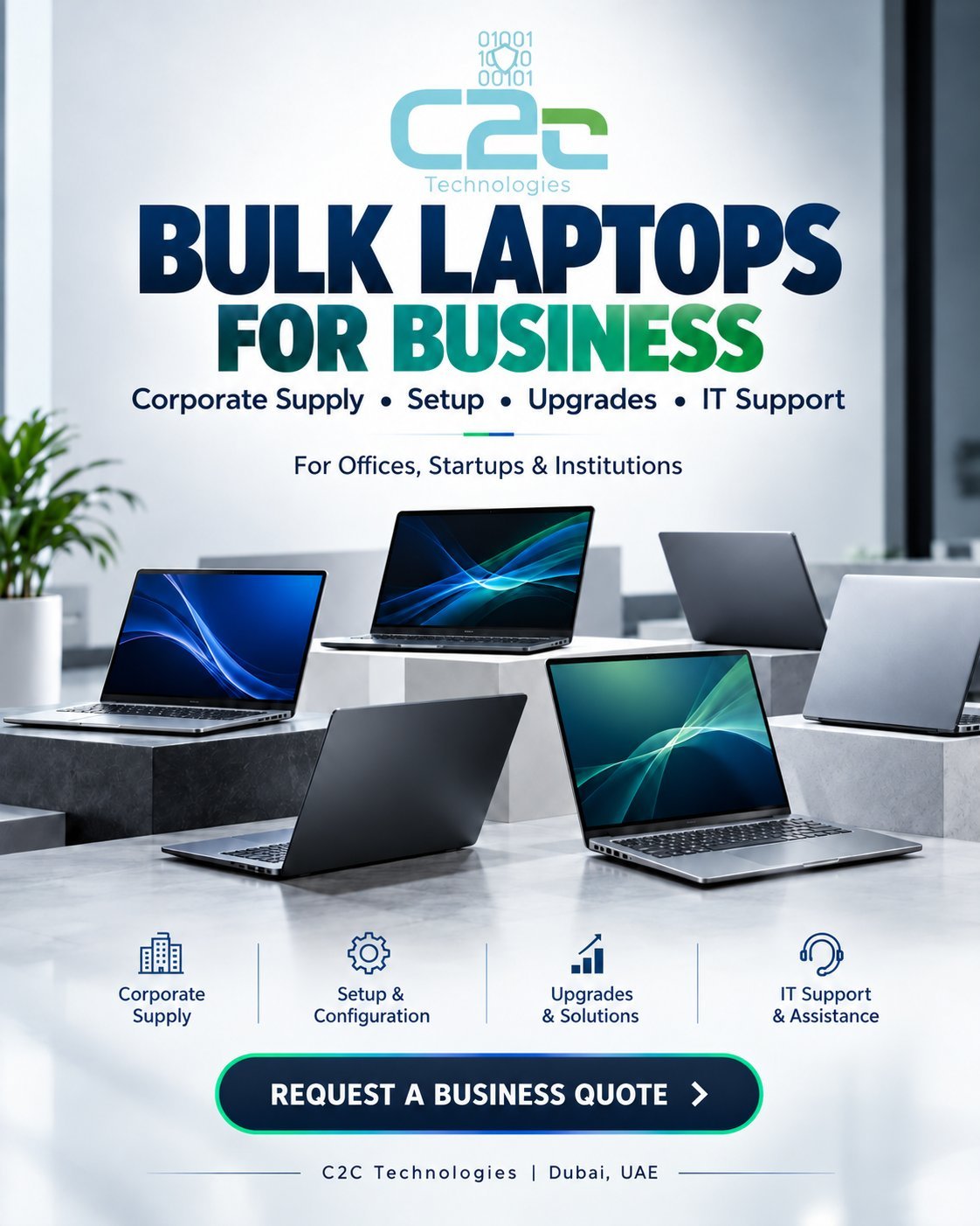 💻 BULK LAPTOPS & CORPORATE IT SOLUTIONS IN DUBAI
