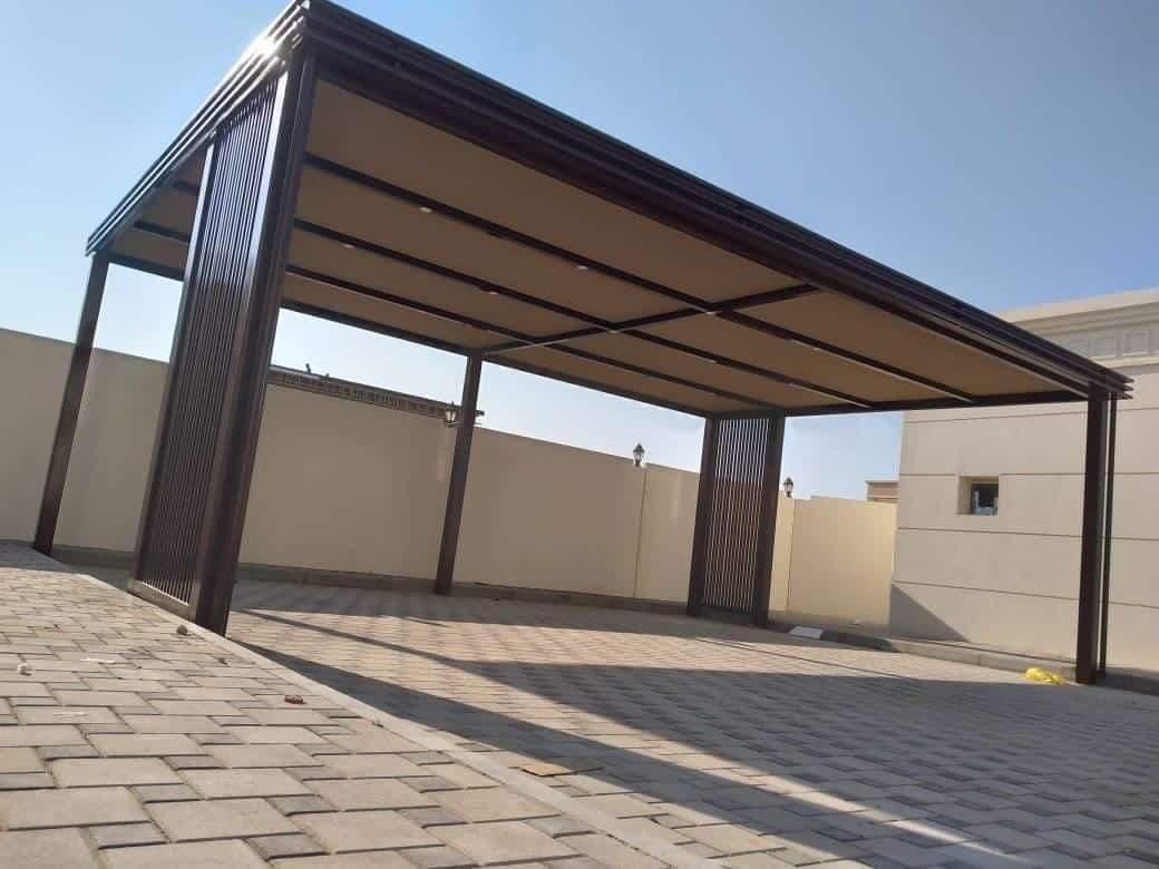 Pergola Parking Shades Installation in Dubai photo 4