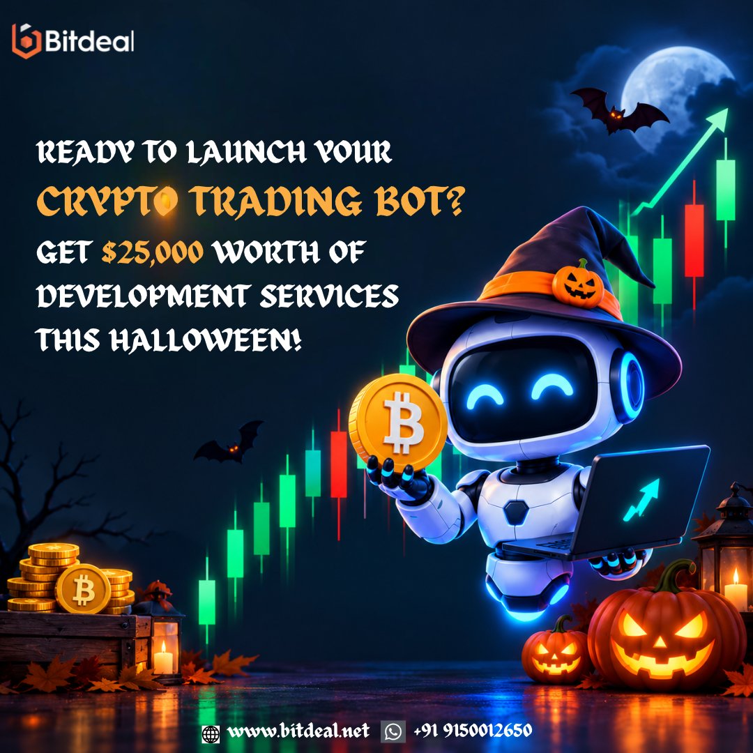 Ready to Launch Your Crypto Trading Bot? Get $25,000 Worth of Development Services This Halloween! photo 1