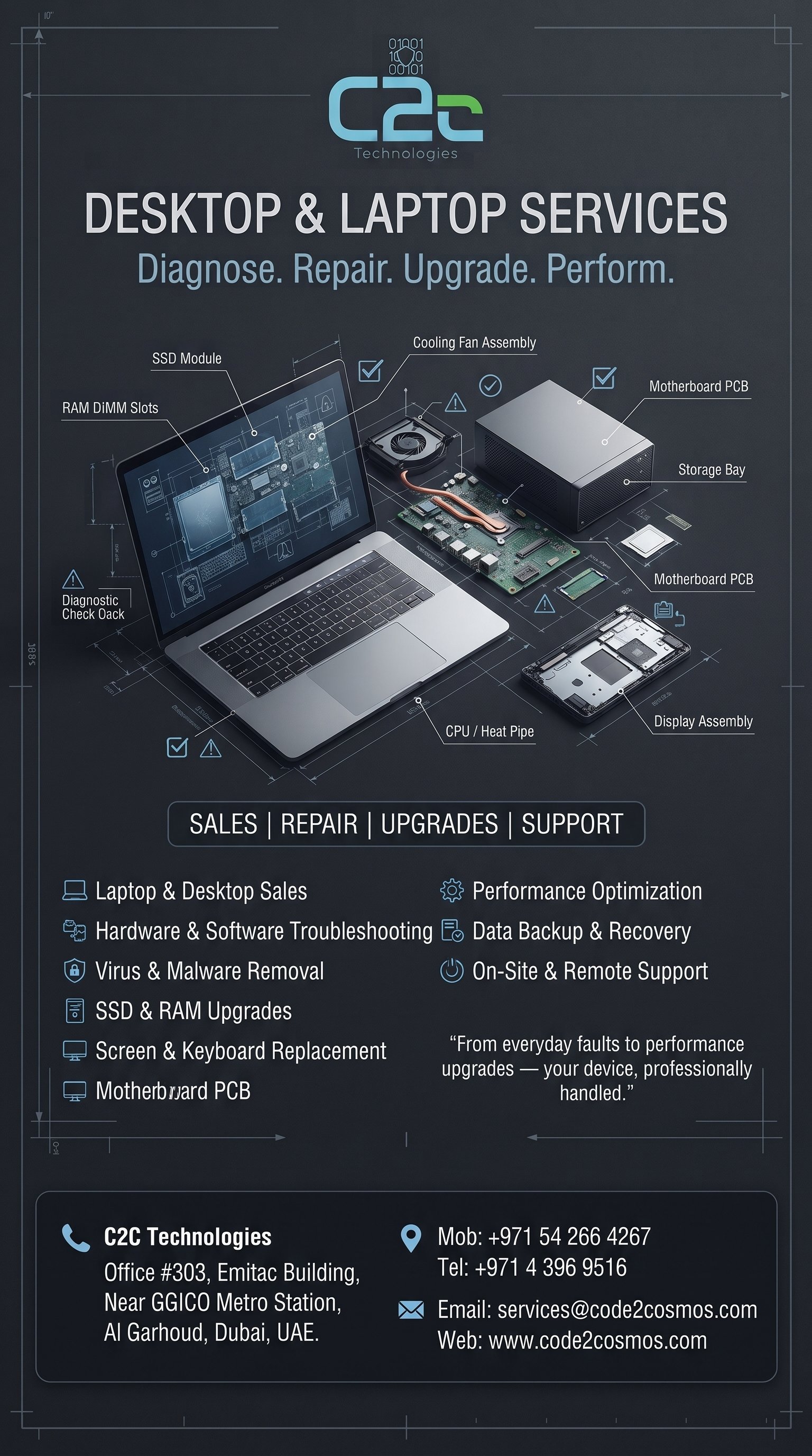 Expert Laptop & Desktop Repairing Dubai – Same-Day Fix photo 1