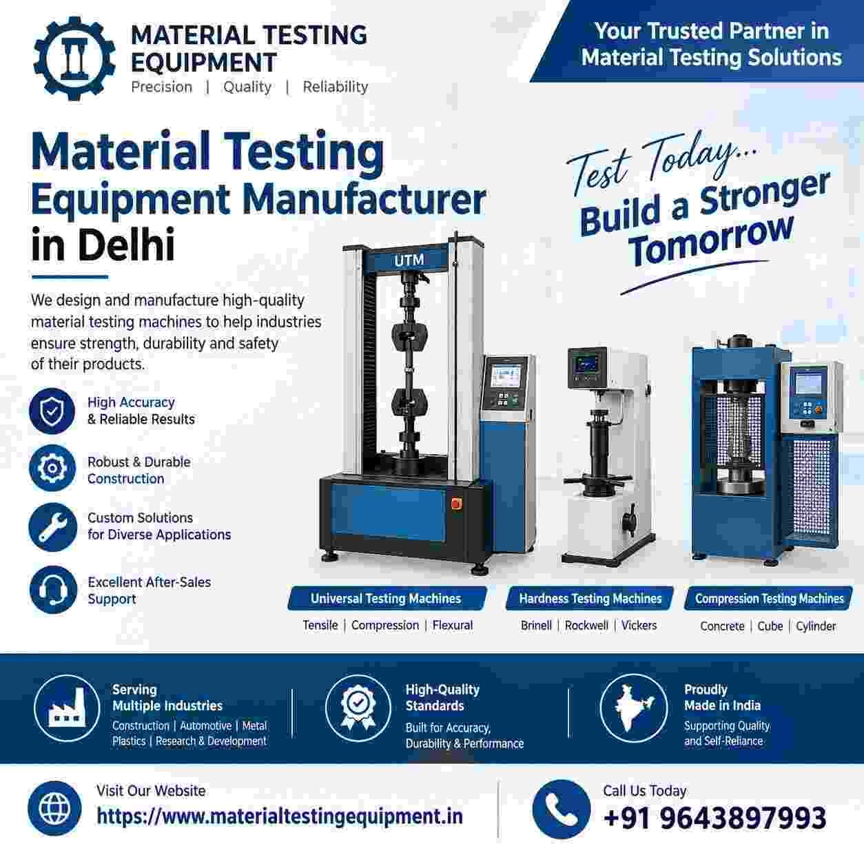 Material Testing Machine Manufacturer in Delhi photo 1