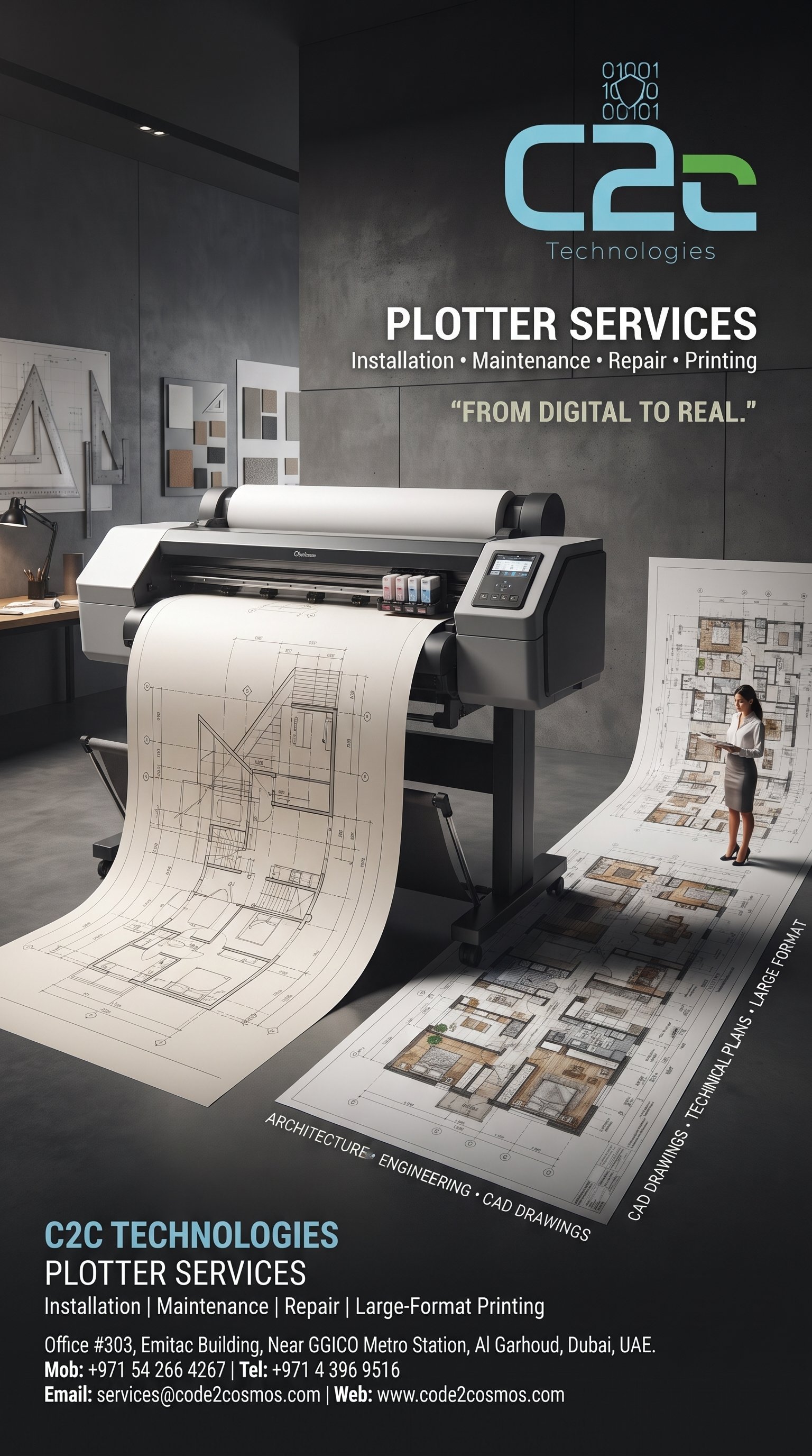 Plotter for Sale in UAE | C2C Technologies