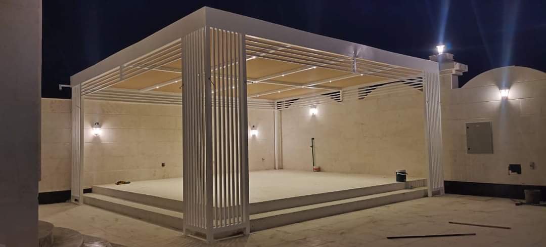 Pergola Parking Shades Installation in Dubai photo 2