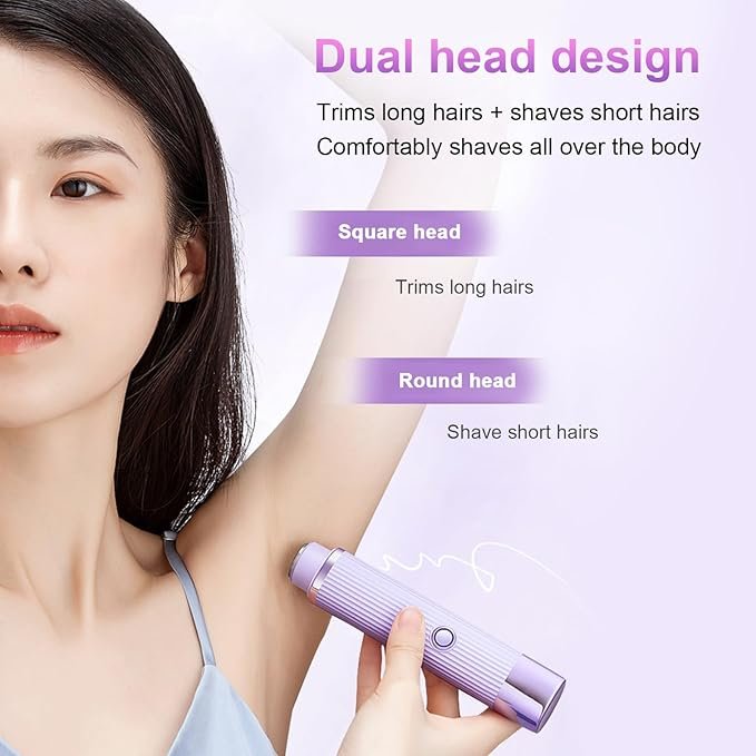 Double Head Electric Shaver  Features: Wet & Dry Dual Use: Enjoy flexibility with both wet and dry shaving options 🧴💧 IPX7 Waterproof: Fully washable and waterproof for easy cleaning under water 💦 photo 2