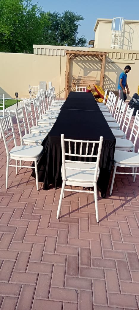 Ajman Tables and Chairs Rental 0543839003 photo 2