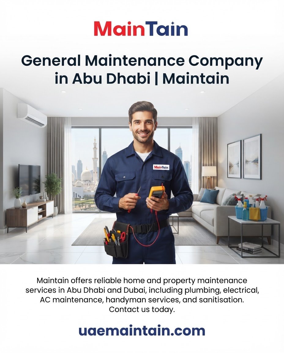 General Maintenance Company in Abu Dhabi – UAE Maintain photo 1