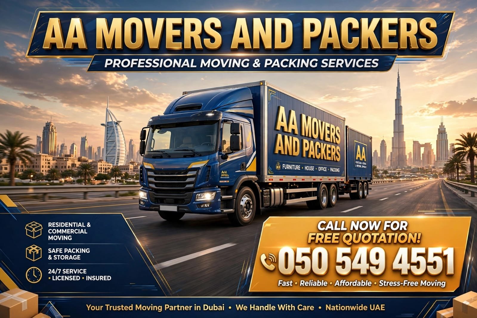 Movers and packers