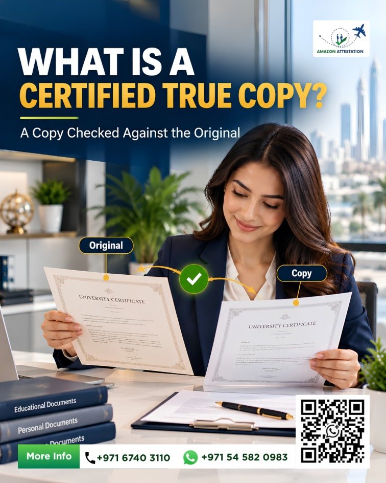 Certified True Copy Services in Ajman | Amazon Attestation photo 2