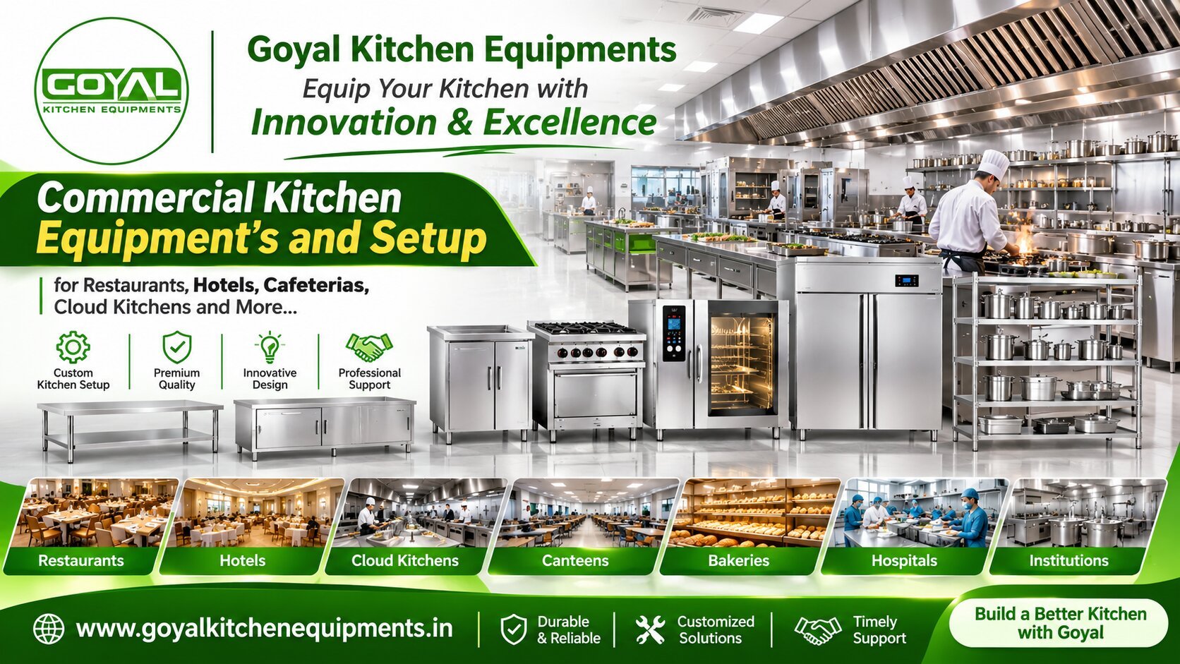 Commercial Kitchen Equipment and Setup Services
