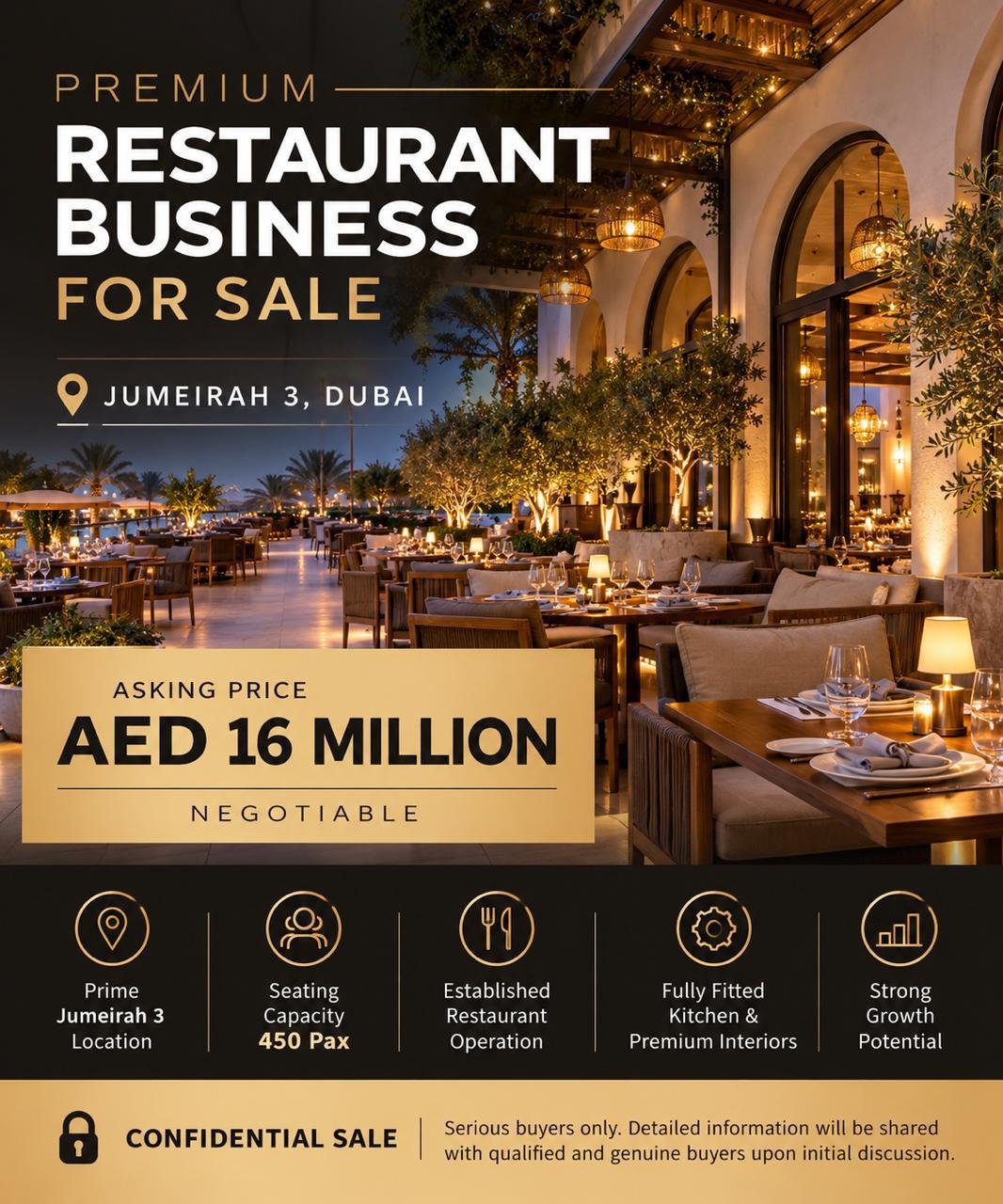 Premium Restaurant For Sale photo 1