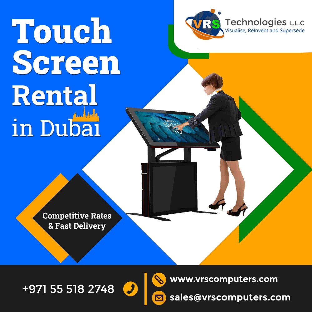 Flat Touch Screen Display Rental Solutions in Dubai photo 1