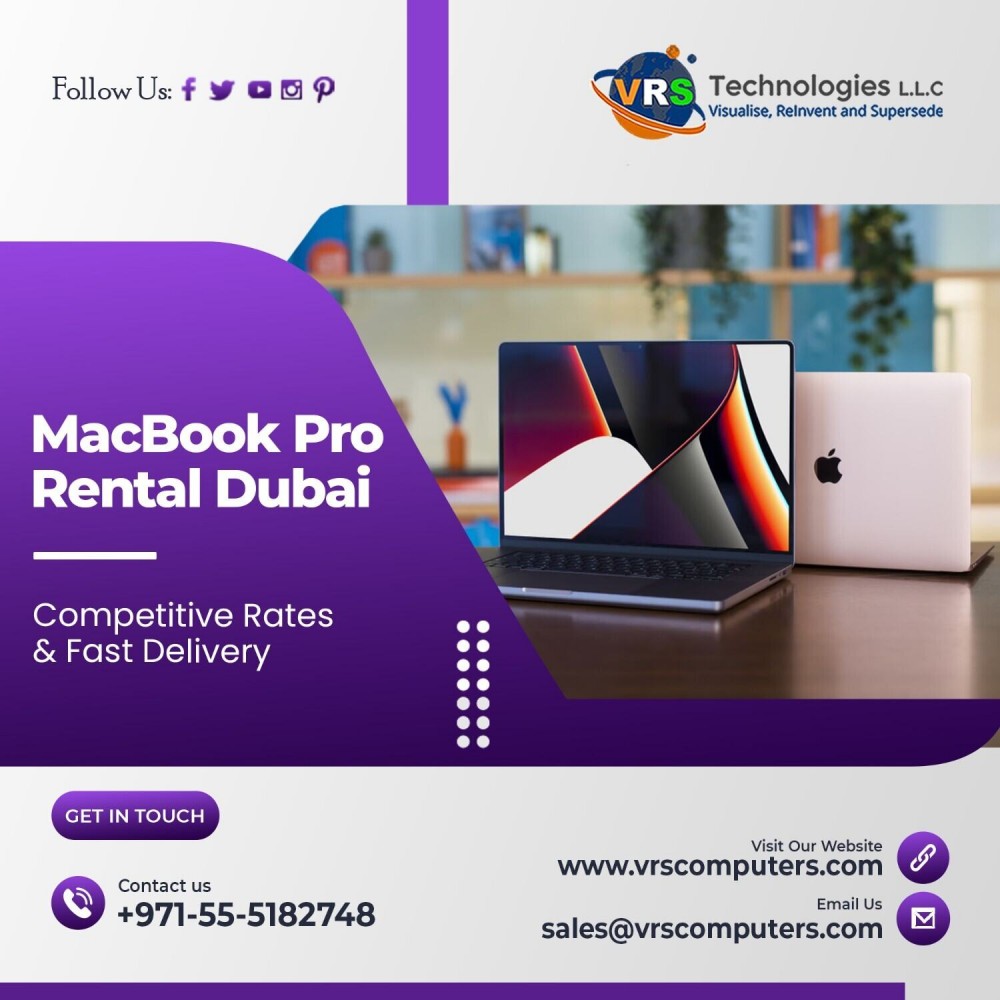 Lease MacBook Pro for Trade Shows in Dubai UAE photo 1